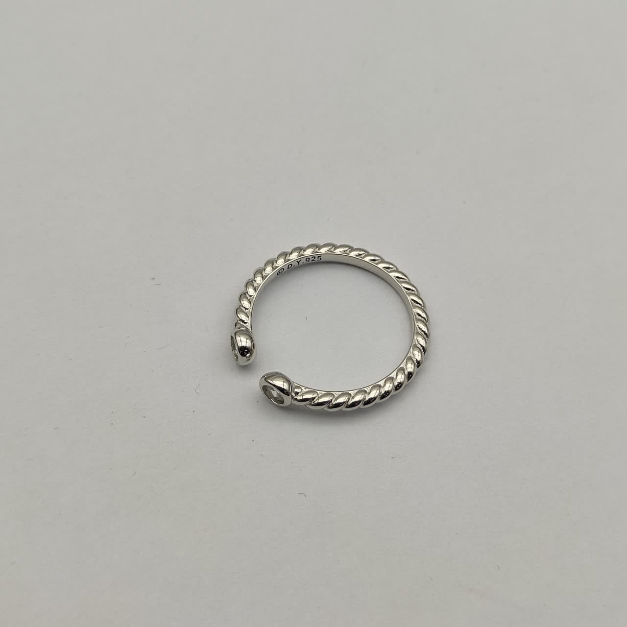 David Yurman Bezel-Set Diamond Ring